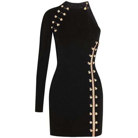 versace versus strapless buttion l dress|Versus Versace Dresses for Women .